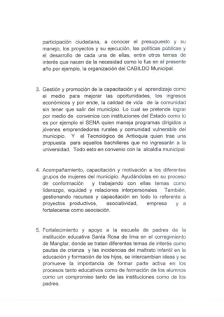 Rendicion de cuentas 2010