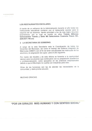 Rendicion de cuentas 2010