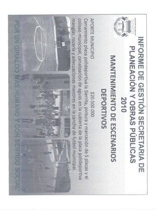 Rendicion de cuentas 2010