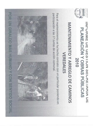 Rendicion de cuentas 2010