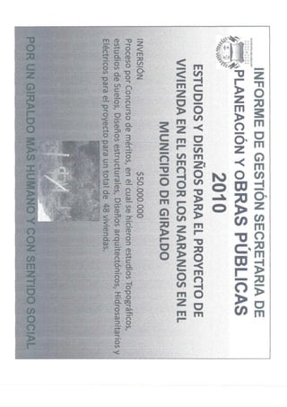 Rendicion de cuentas 2010