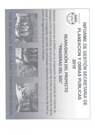 Rendicion de cuentas 2010