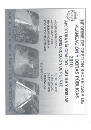 Rendicion de cuentas 2010