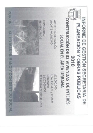 Rendicion de cuentas 2010