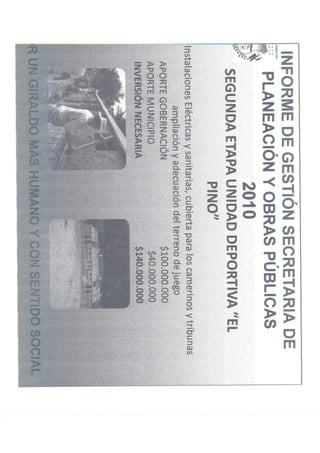 Rendicion de cuentas 2010