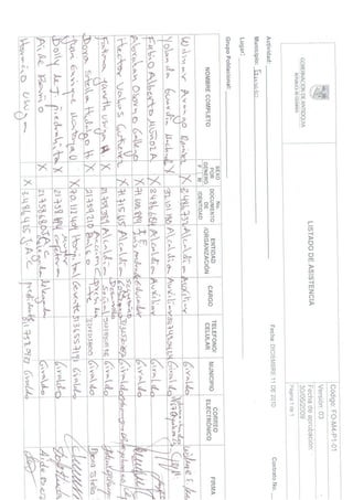 Rendicion de cuentas 2010