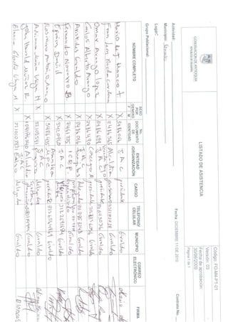 Rendicion de cuentas 2010