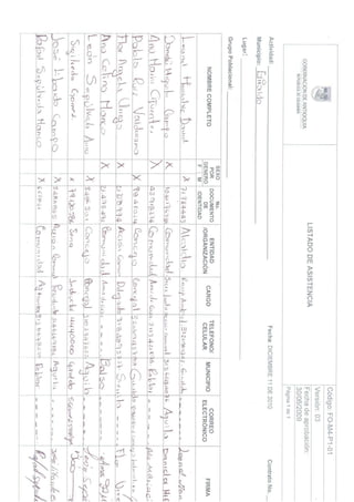 Rendicion de cuentas 2010