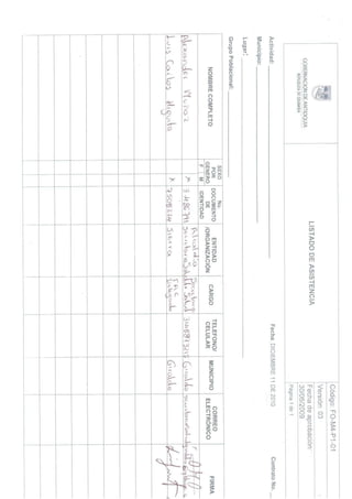 Rendicion de cuentas 2010