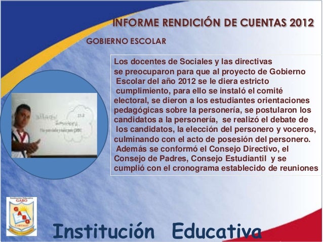 RENDICIÓN DE CUENTAS 2012
