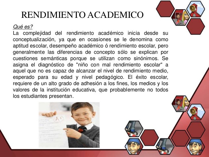 Rendimiento academico.