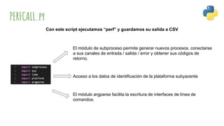 Rendimiento y consumo energético con python | PDF