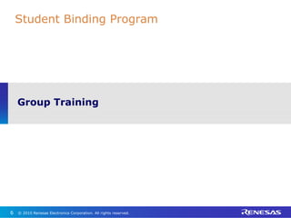 Group Training Student Binding Program  