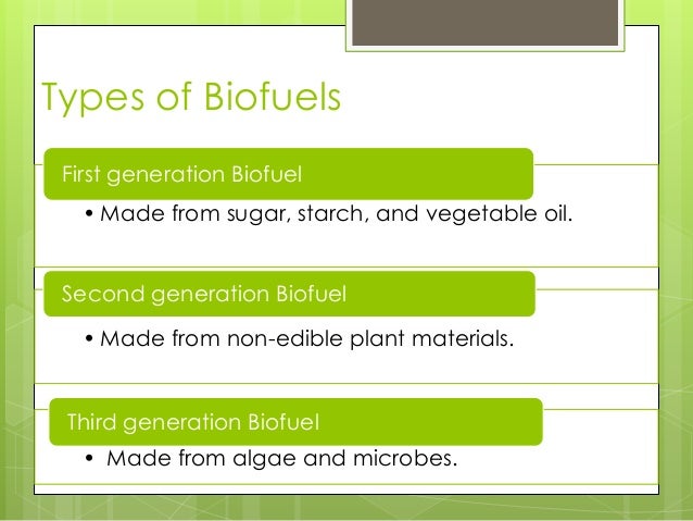 biofuels biofuels