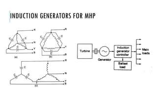 INDUCTION GENERATORS FOR MHP
 
