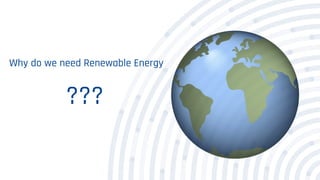 Why do we need Renewable Energy
???
 