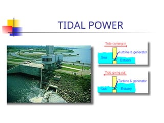 Tidal Power Explained RENEWABLE ENERGY and its application.ppt