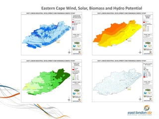 Eastern Cape Wind, Solar, Biomass and Hydro Potential
 