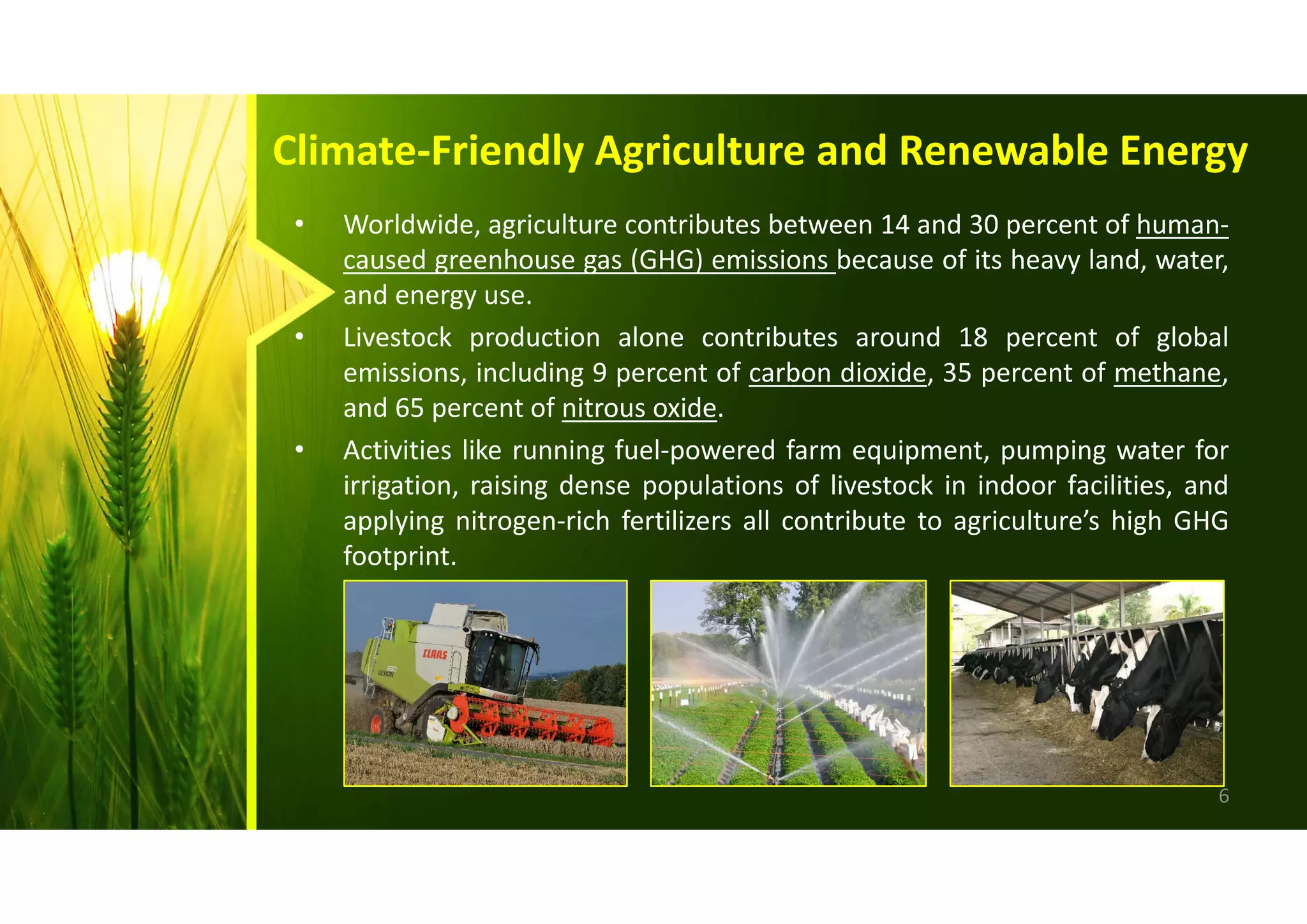 Renewable Energy for Sustainable Agriculture and Food Security | PDF