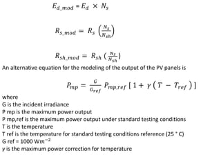 Power Mod Algorithm Formula Renewable energy and storage | PPTX