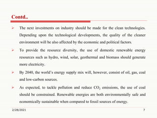 Renewable energy and sustainable development | PDF