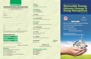 Renewable energy brochure