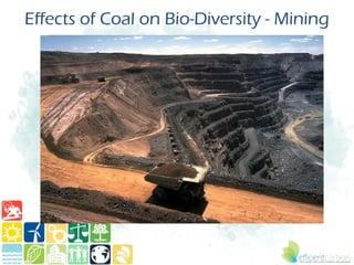 Effects of Coal on Bio-Diversity - Mining
 