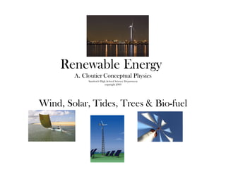 GREEN PHYSICS - Renewable Energy acloutier copyright 2011