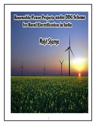 Renewable Energy Power Projects for Rural Electrification in India | PDF