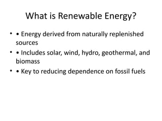 Comprehensive Overview of Renewable Energy Sources and Their Impact on ...