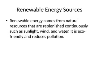 Comprehensive Overview of Renewable Energy Sources and Their Impact on ...