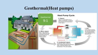 Geothermal(Heat pumps)
Geothermal
9:1
 