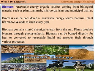 Renewable energy resources_ biomass energy introduction | PDF