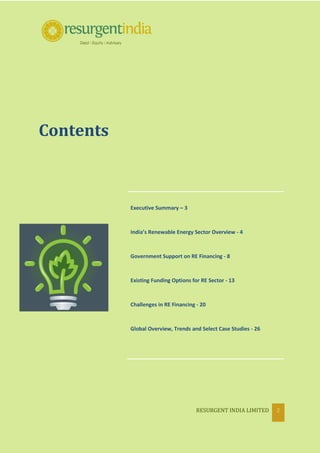 Renewable Energy Sector Funding | PDF