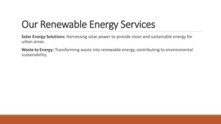 Renewable Energy Solutions for Sustainable Growth | PDF