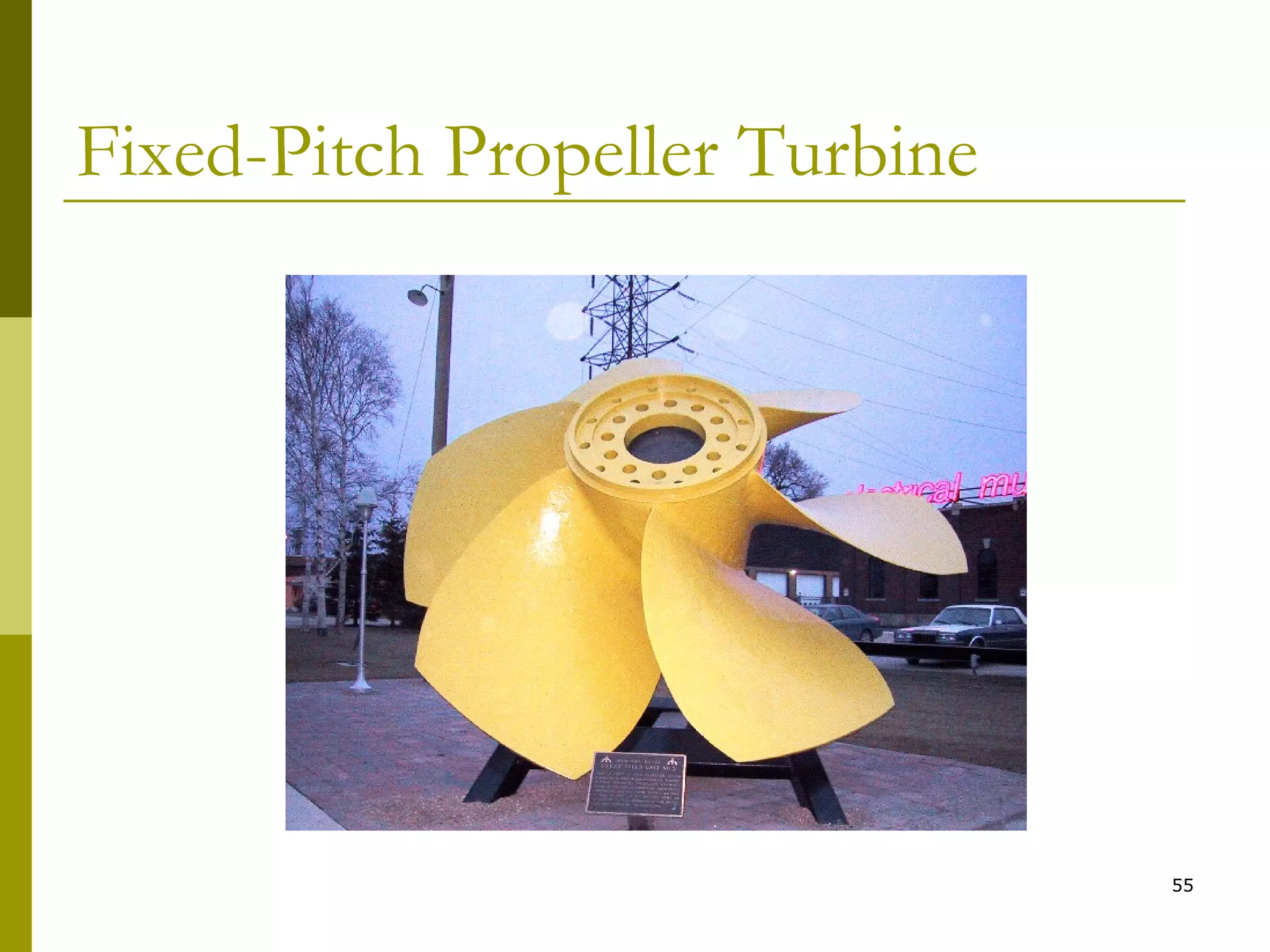 55
Fixed-Pitch Propeller Turbine
 