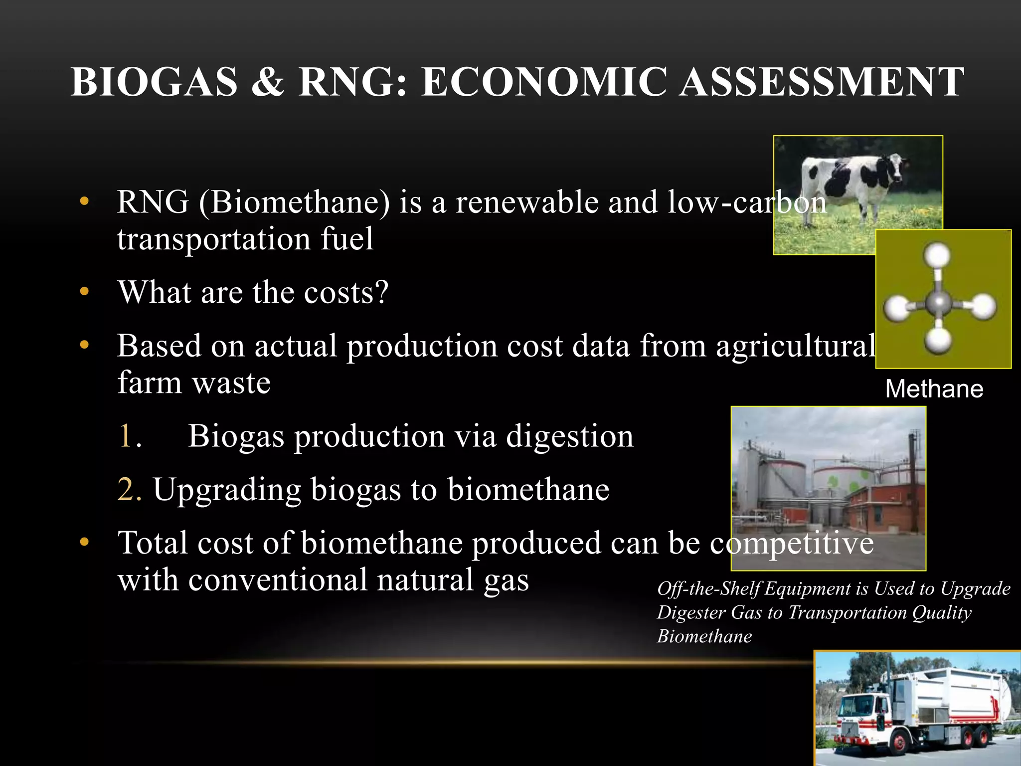 Renewable Natural Gas (RNG) | PPTX | Chemistry | Science