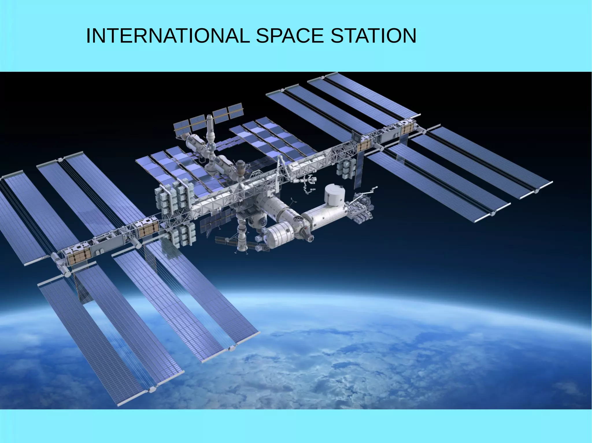 INTERNATIONAL SPACE STATION
 