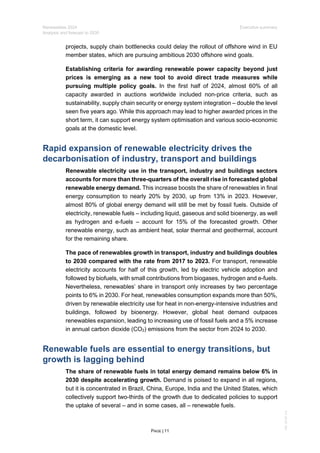 IEA Publication : Renewables Report 2024 | PDF