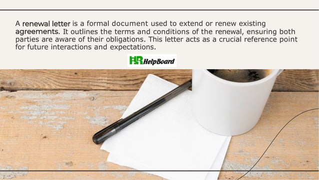 Renewal Letter Sample, Renewal Letter Template | PPT