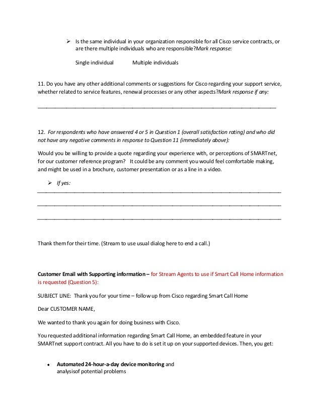 Renewals survey call center script 10.3