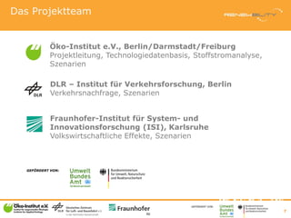 Das Projektteam


            Öko-Institut e.V., Berlin/Darmstadt/Freiburg
            Projektleitung, Technologiedatenbas...