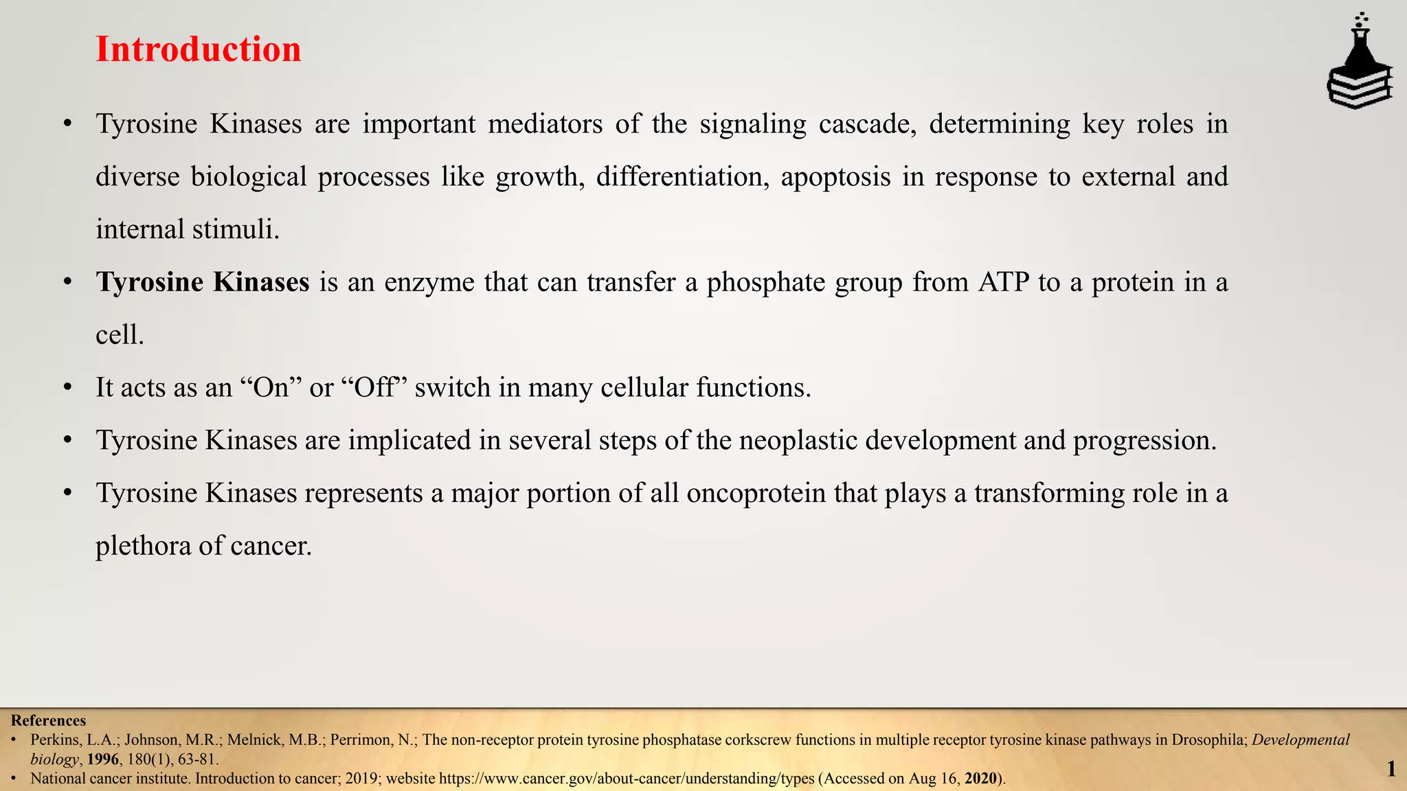 Role of Tyrosine kinase inhibitors in cancer #cancer | PPTX
