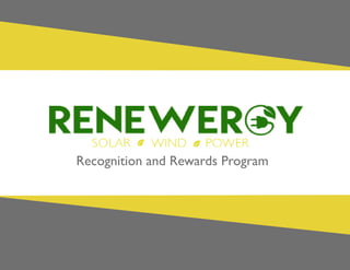 Logo & Brand Identity Guidelines
Recognition and Rewards Program
 