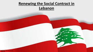 Renewing the Social Contract in
Lebanon
Source: Vectorstock.
 