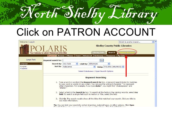 renew my library books online