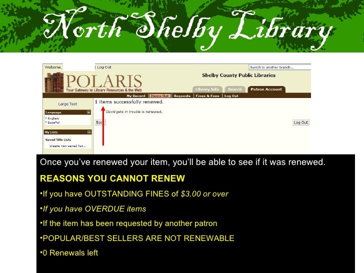 renew my library books online renew my library books online