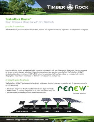 RENEW (Renewable Networked EV Way-Station) 