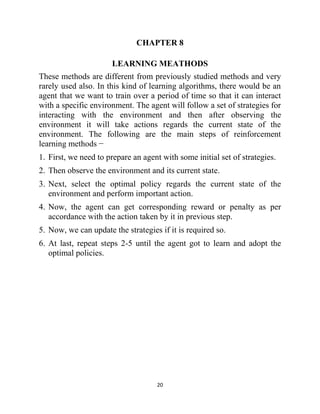 Reinforcement learning | PDF