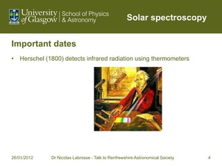 Solar spectroscopy | PDF